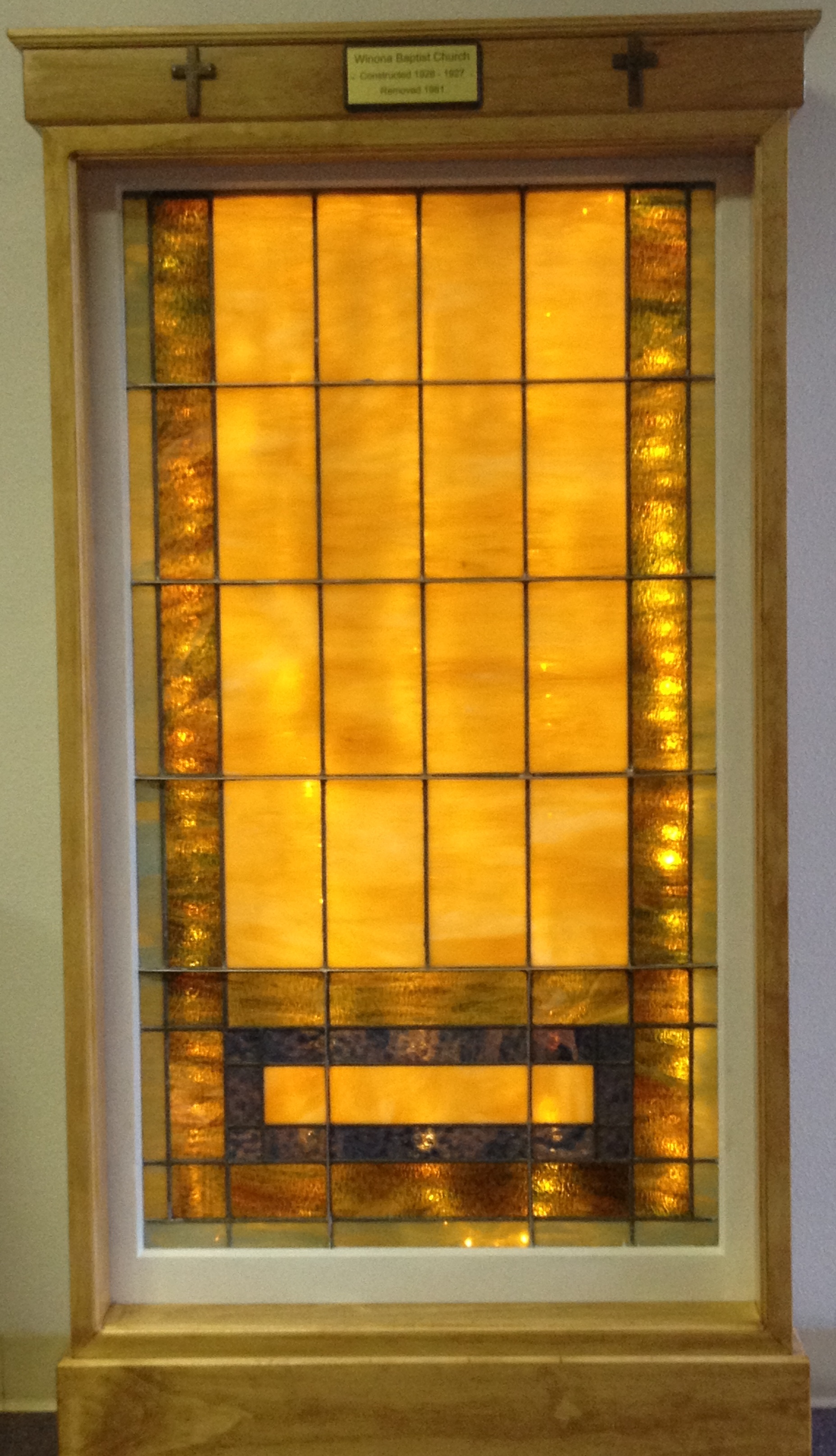 Church Window FBCW 1927